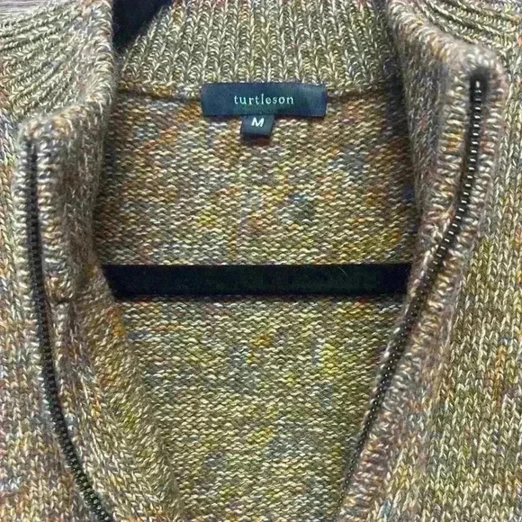 Turtleson Men’s Cozy Brown Knit Sweater size Medium - Picture 2 of 4